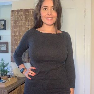 Gray cotton sweater
